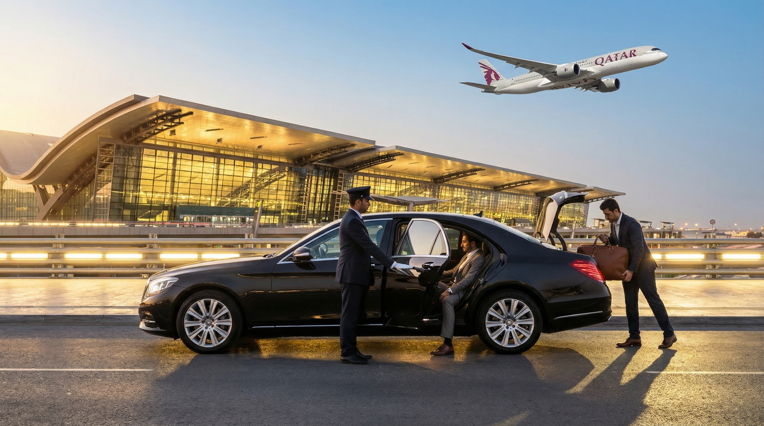 Luxury chauffeur service in Doha Qatar