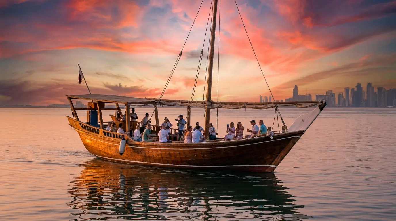 Doha Dhow Cruise Corniche Qatar
