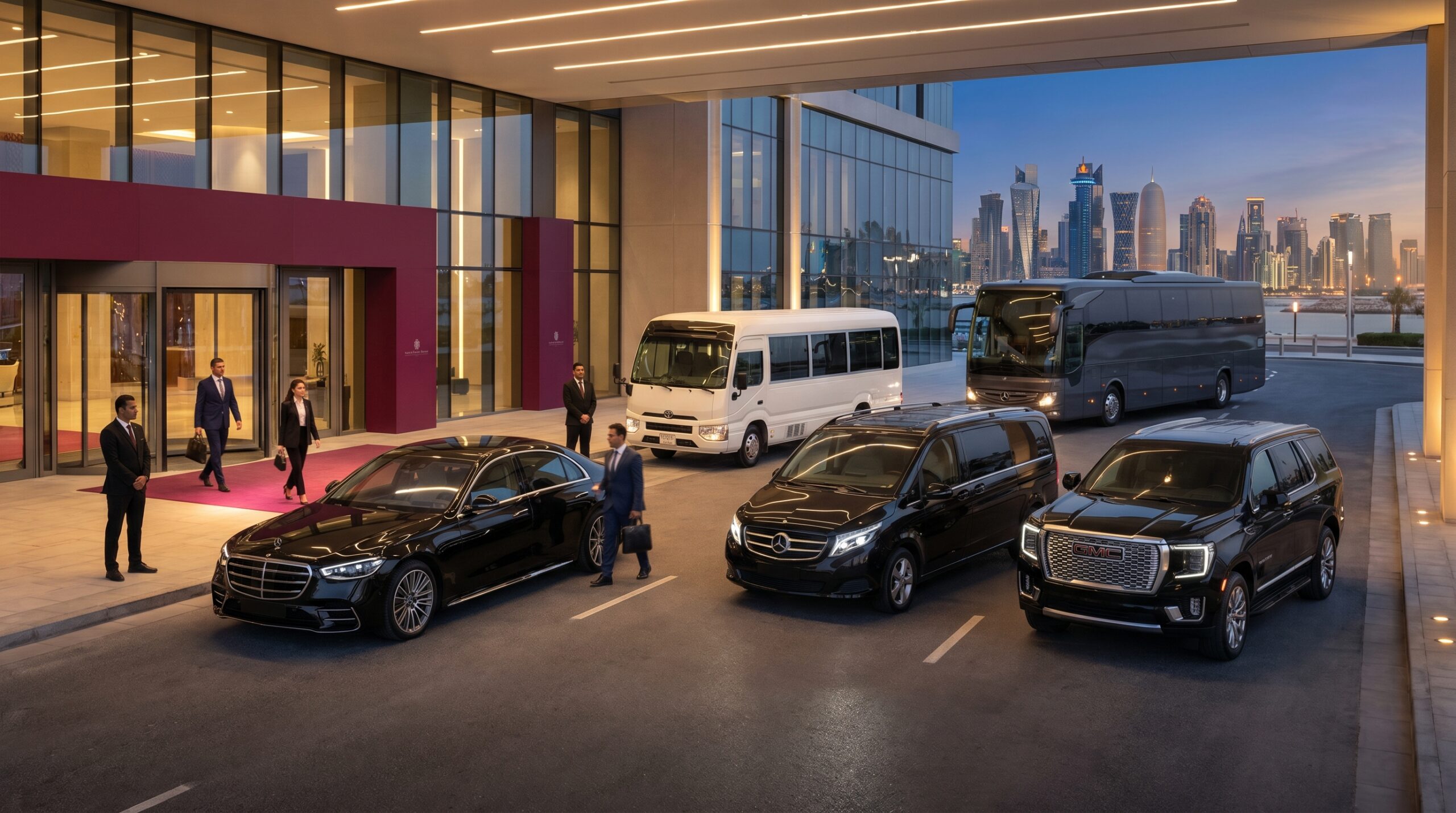 Event transportation service in Doha Qatar
