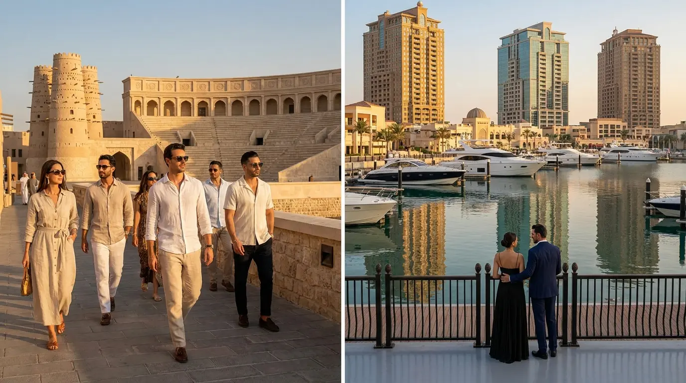 Katara Cultural Village and The Pearl Qatar Tour