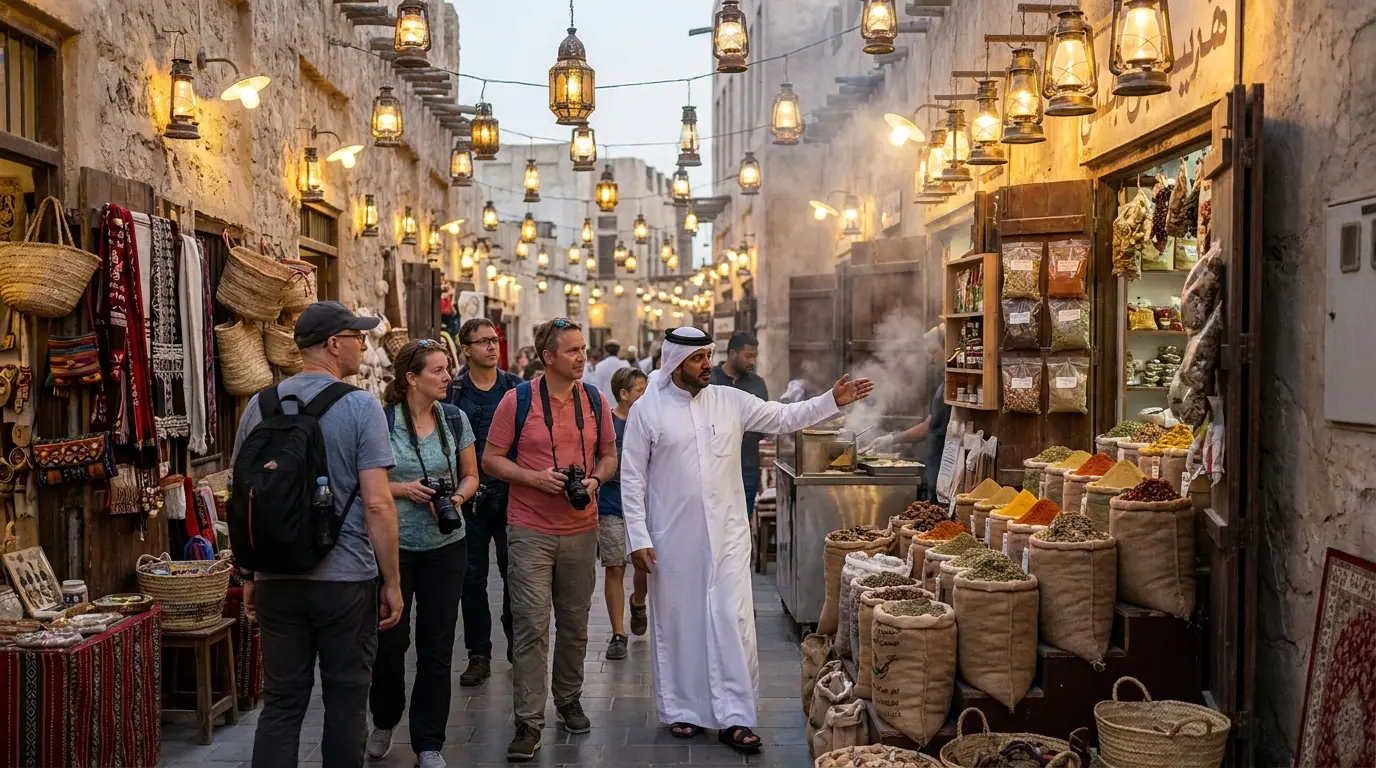 Souq Waqif Walking Tour in Doha Qatar