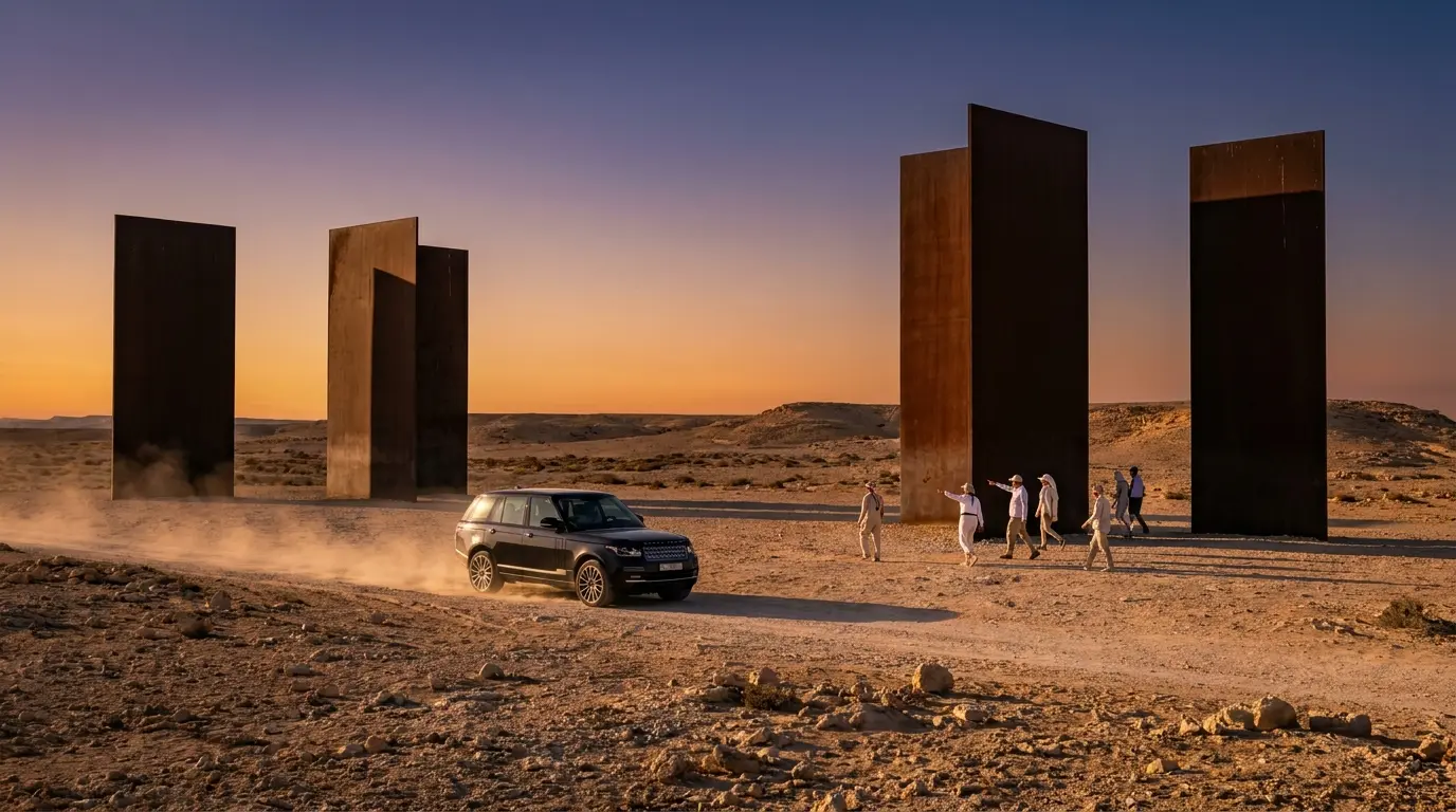 West Qatar Zekreet and Richard Serra Tour