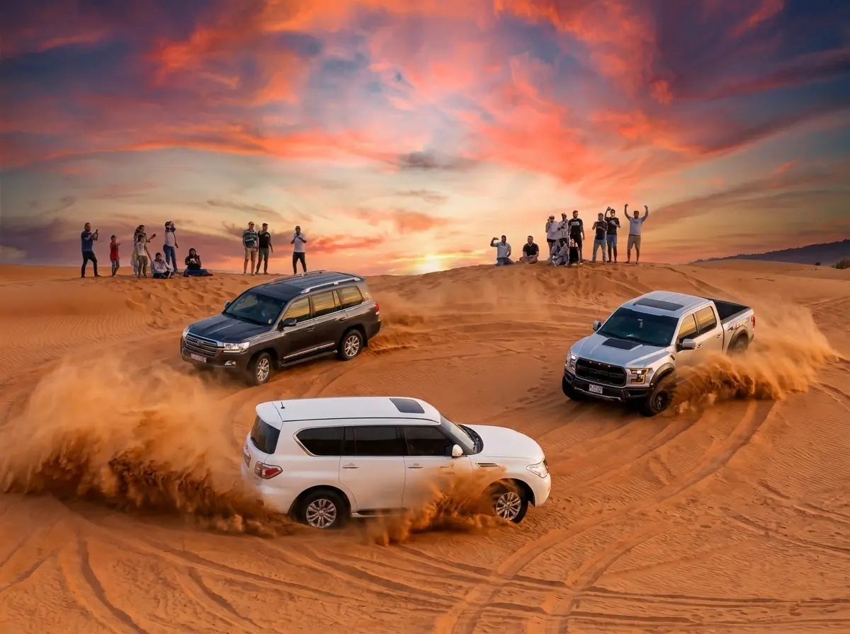 Dune bashing desert safari Qatar