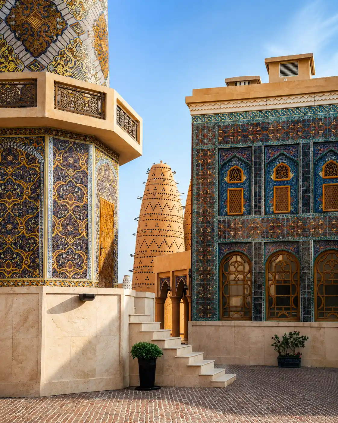 Katara Cultural Village architecture in Doha, Qatar